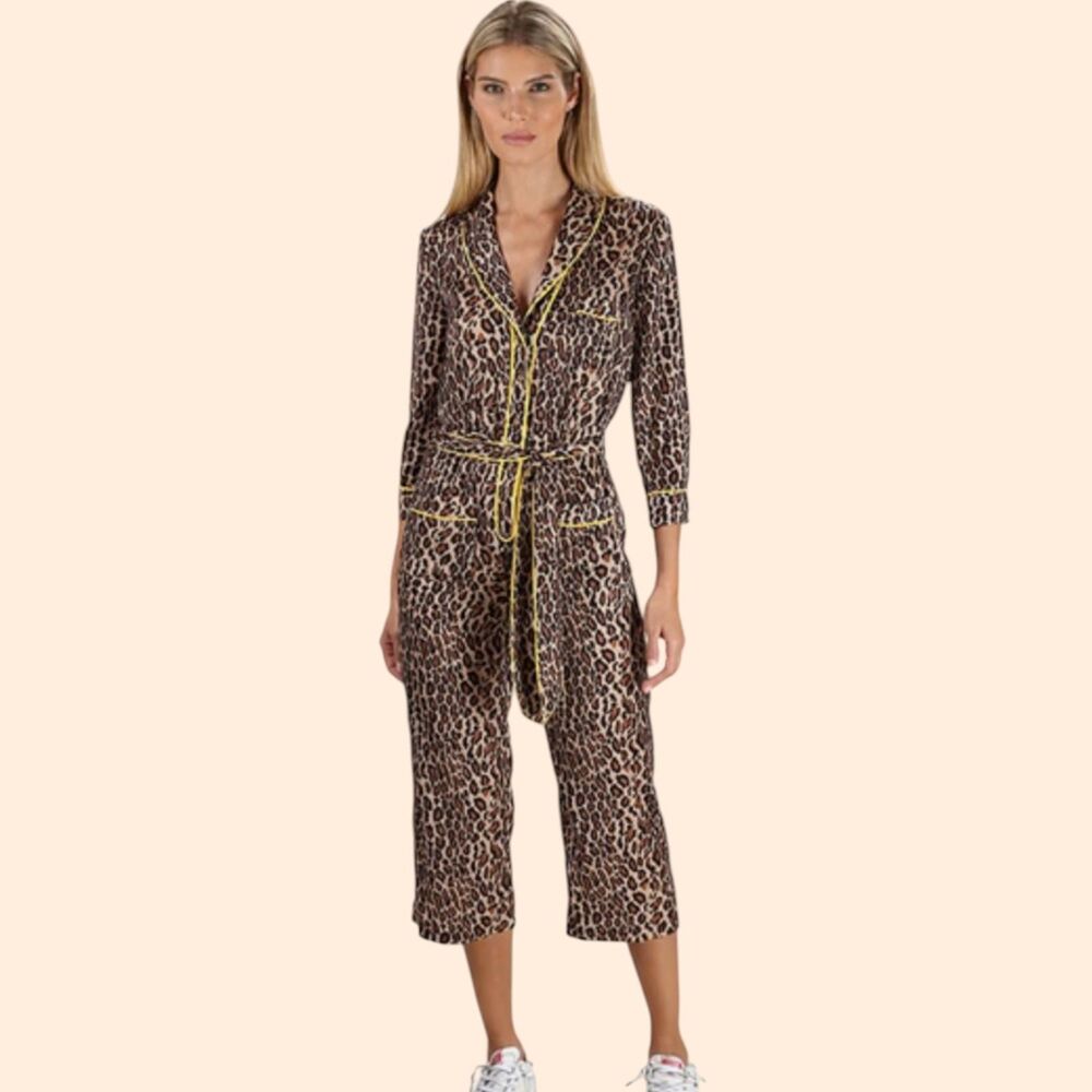 Le Superbe Beatnik Leopard Jumpsuit
